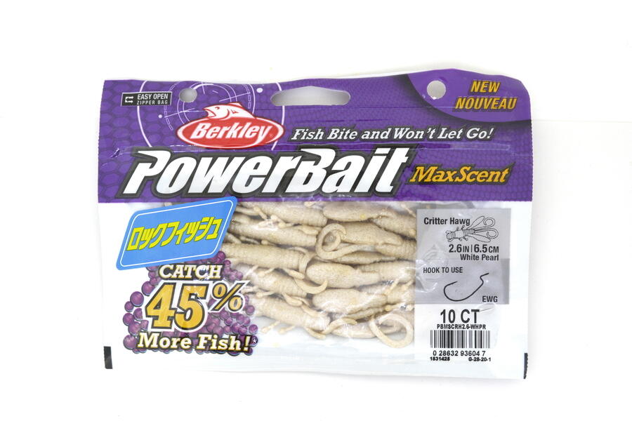 Berkley Worm PowerBait MaxScent Critter Hawg 2.6 inch