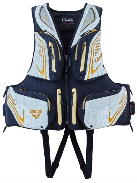 Gamakatsu Life Jacket GM2194 Ultima Shield 100 Floating Vest Python White L