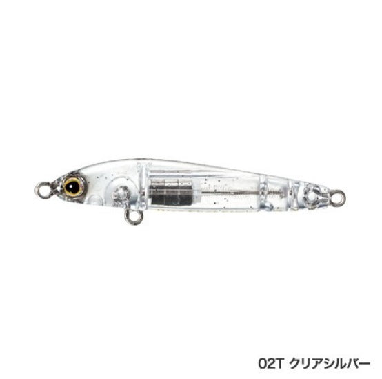 SHIMANO Soare Rise Shot Stick 60S AR-C OL-260R Clear Silver 02T
