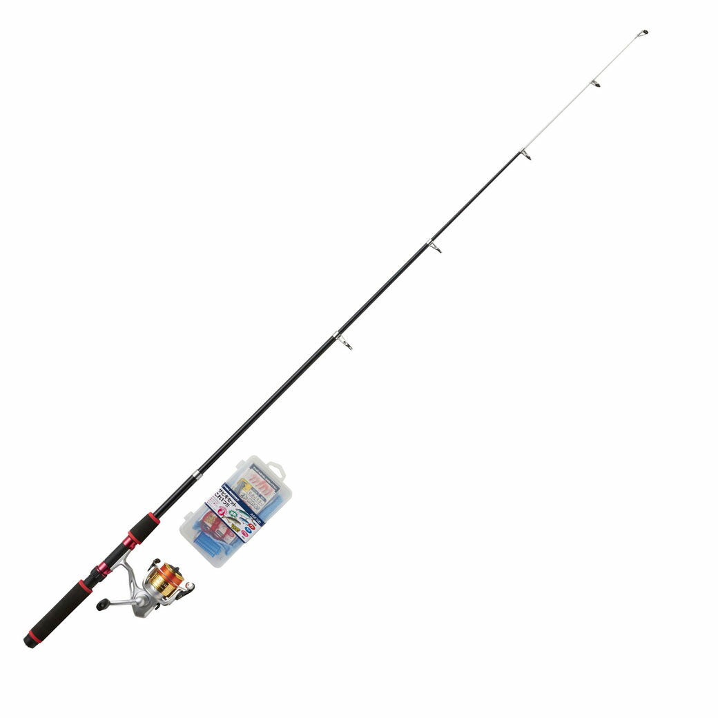Promarine Rock Fishing Set PG Mini Compact Sabiki Fishing Set SP 180 (PL600G) (Spinning/5 Pieces)