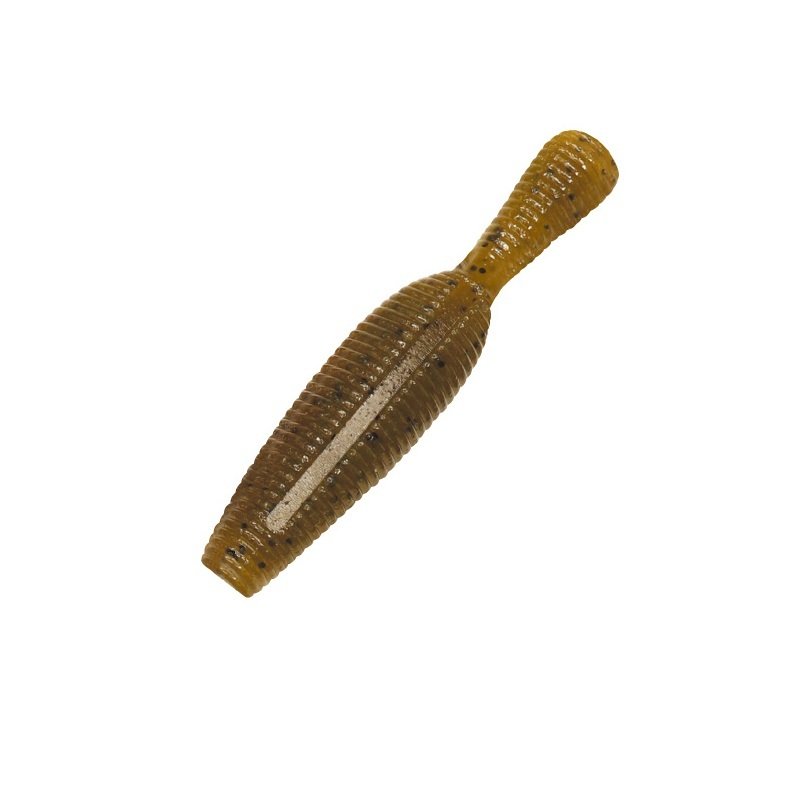 Gary Yamamoto 2.5 inch Yamatanuki 297 Green Pumpkin/Black Flake